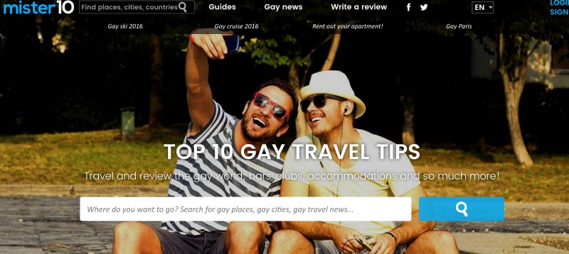 mister10 misterbnb gay travel marketing