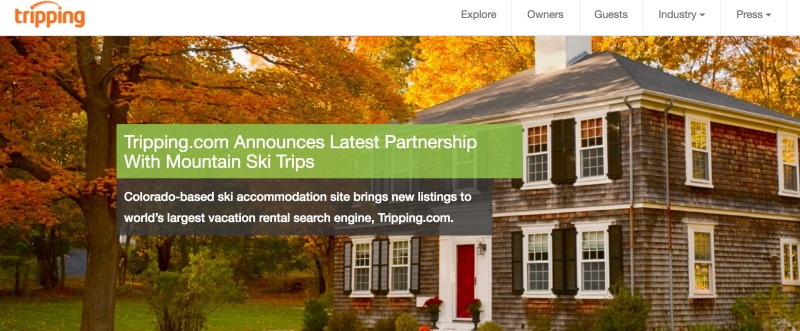 tripping vacation home rentals